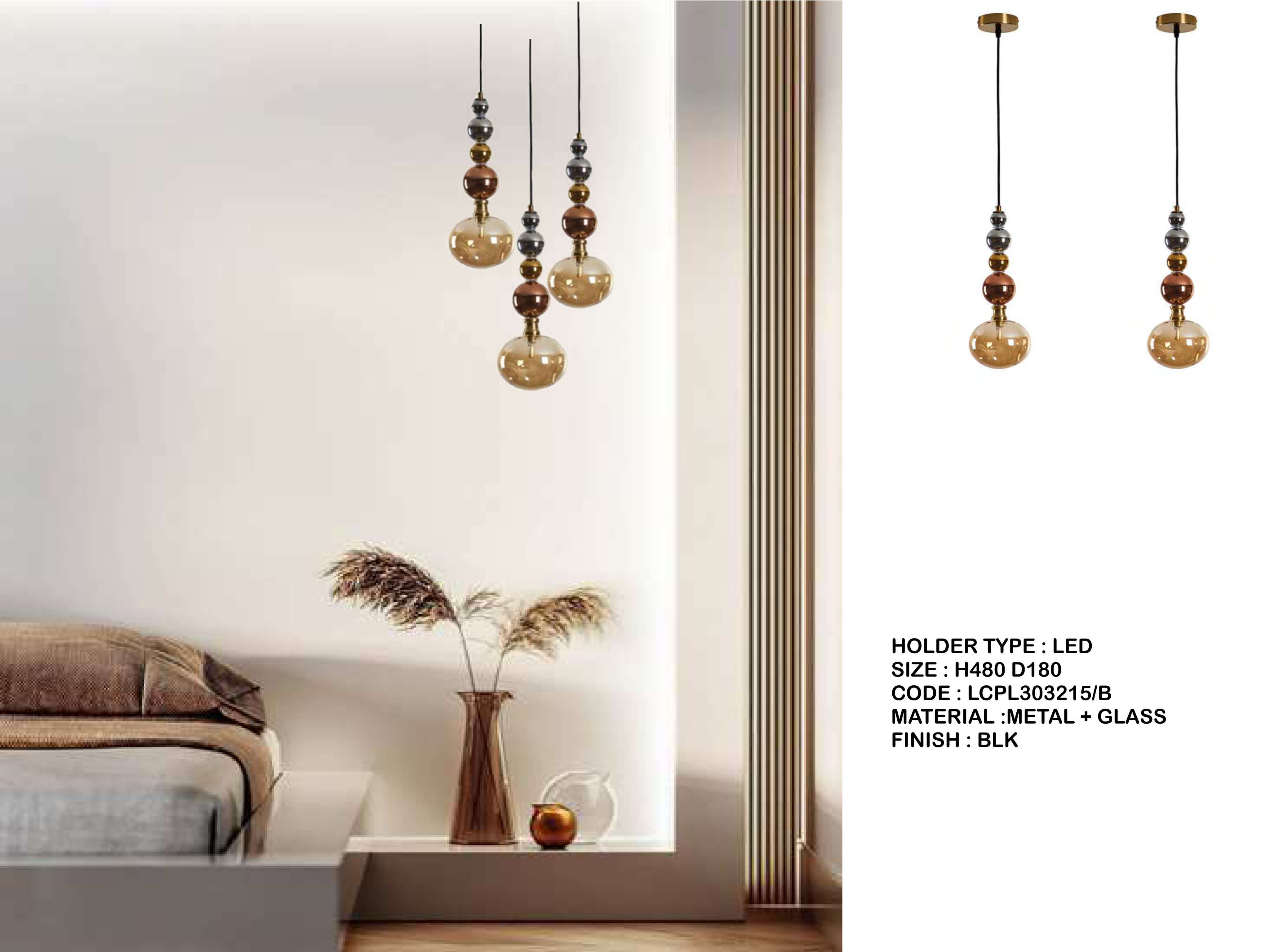 Beyond Lights - Glass Pendant Light- LCHL